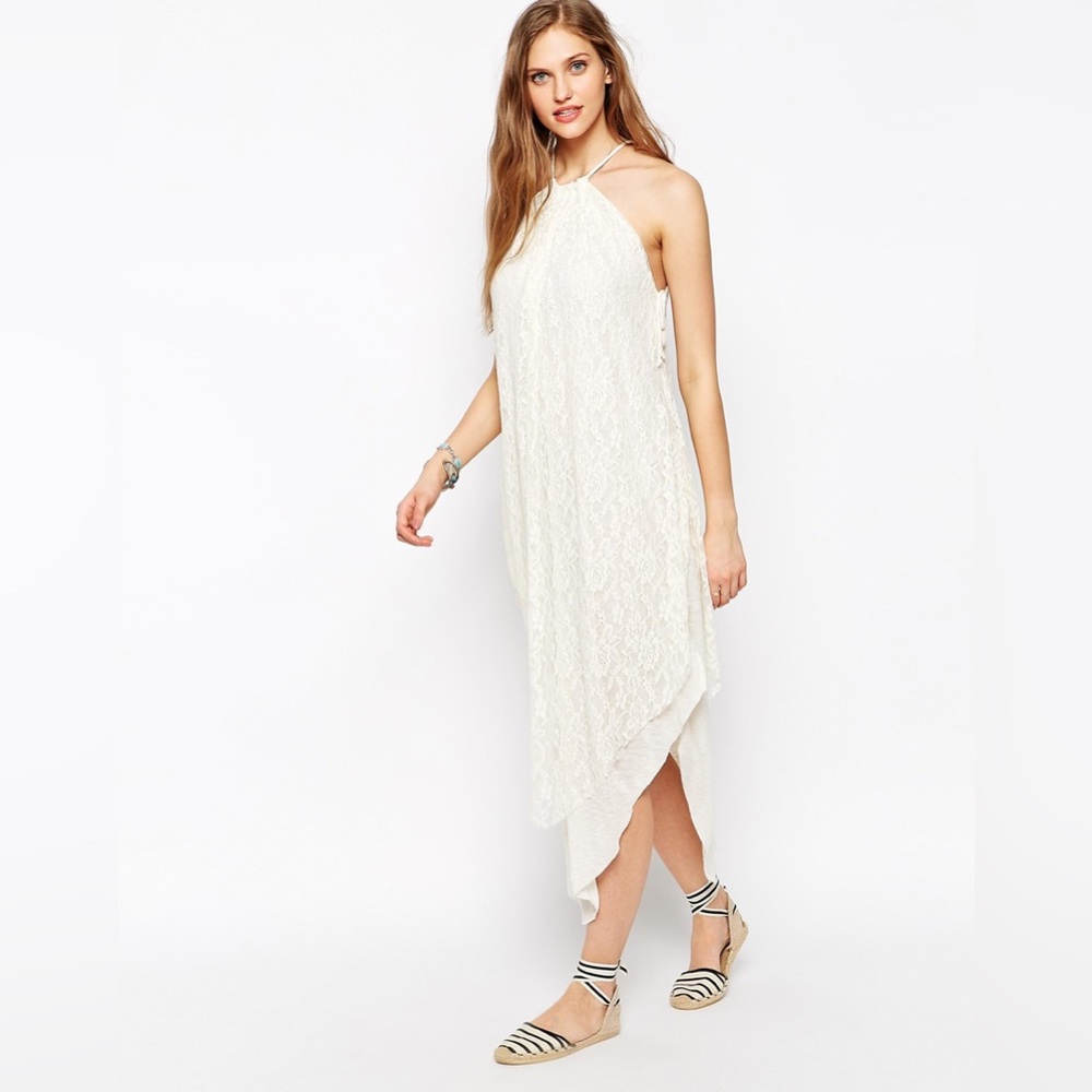Free People Ivory Lace Dress